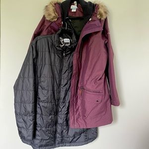 Columbia Carson Pass 3in1 Interchange Black Cherry